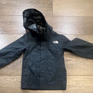 The North Face Black Kids Raincoat with Hood